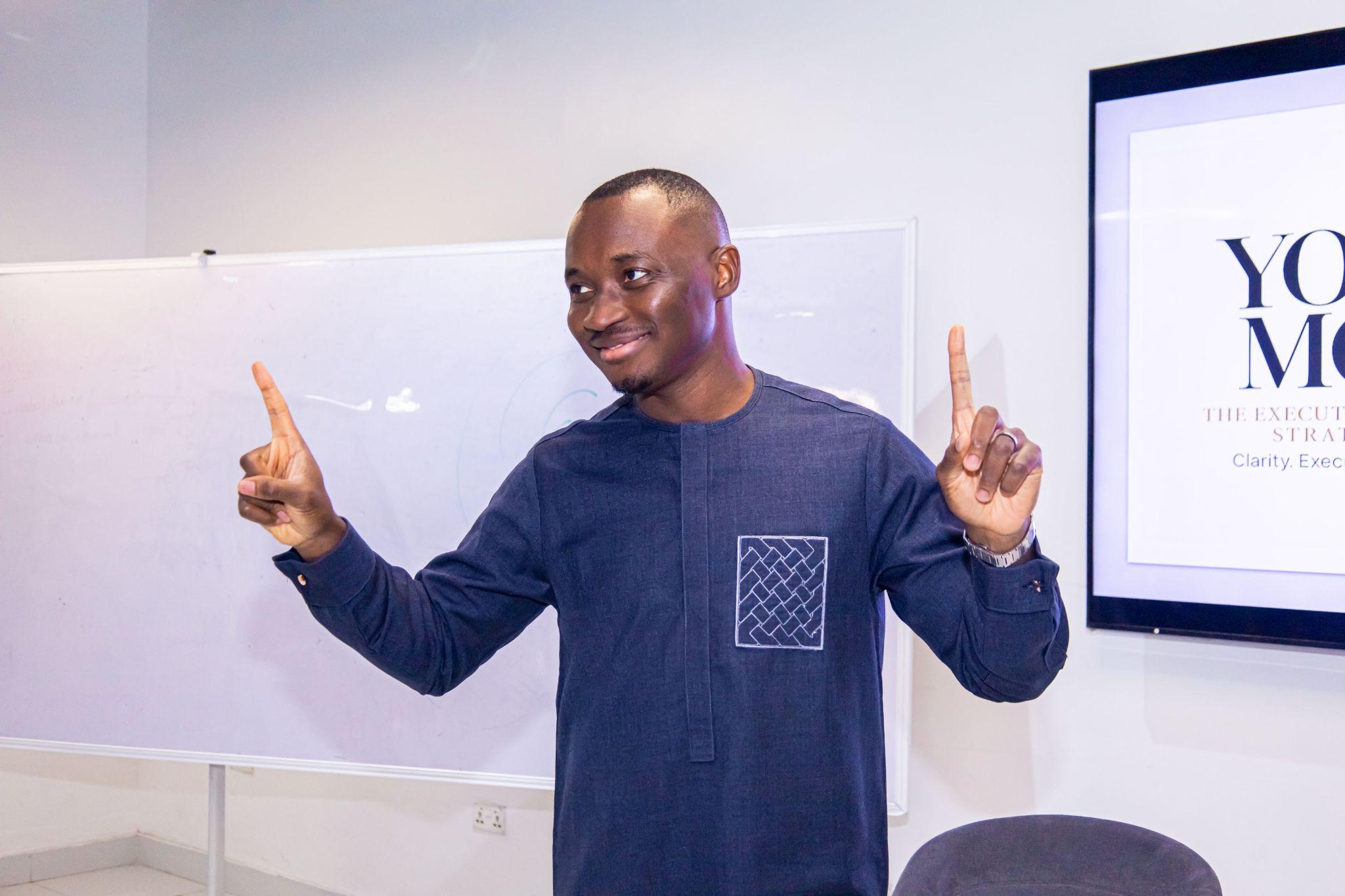 A facilitator leading a team workshop